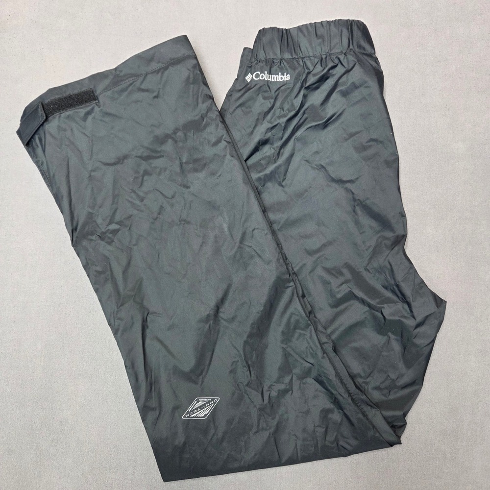 Columbia Omni-Tech Rain Pants Black Waterproof Hiking Womens Small RL8032